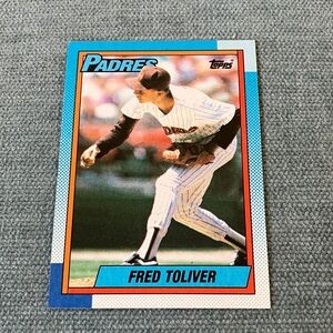 1990 Topps San Diego Padres Baseball Card Trading Card